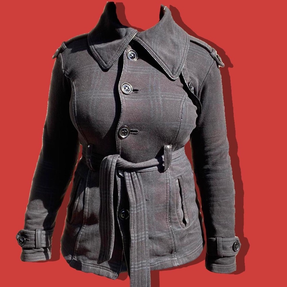 Sebby Plaid Winter Coat